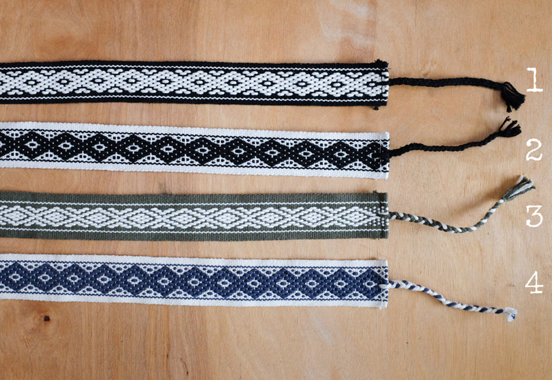 Hat Bands: Blues + Dark Colors