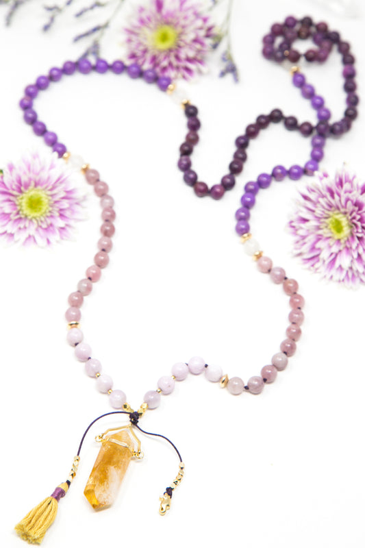 I Love Myself Just as I Am Mala Necklace