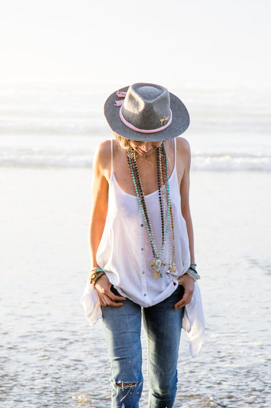 I Navigate Change with Joy Mala Necklace