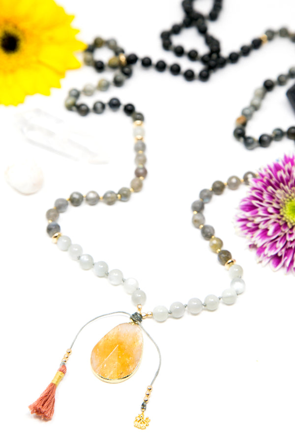 I Navigate Change with Joy Mala Necklace