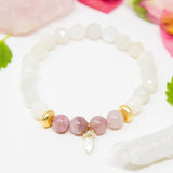 Calm Tiny Crystal Mala Bracelet