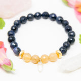 Courageous Tiny Crystal Mala Bracelet