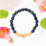 Courageous Tiny Crystal Mala Bracelet