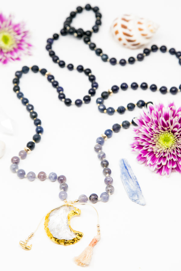 I am Wise + Intuitive Mala Necklace