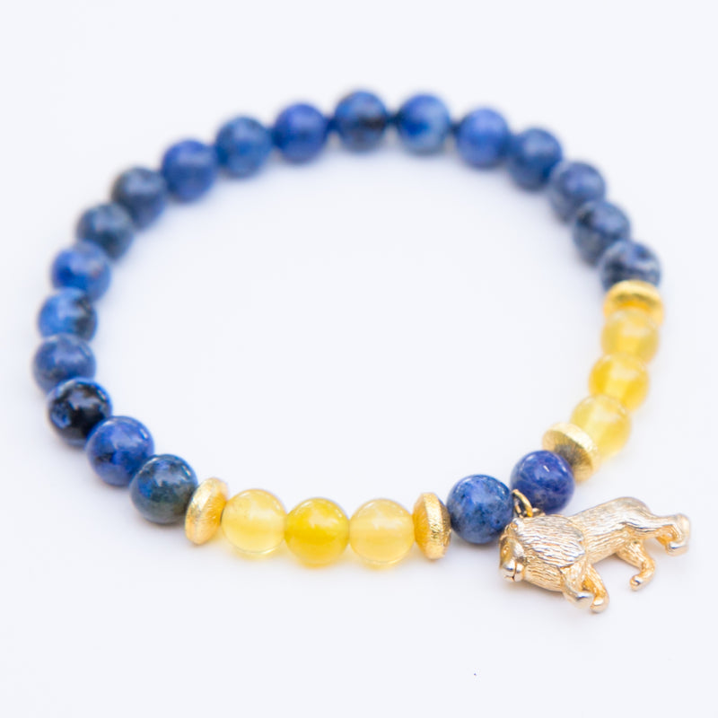The Courageous Lion Mala Bracelet