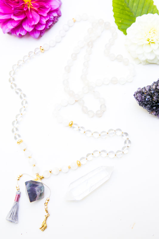 I Am a Divine Being Mala Necklace