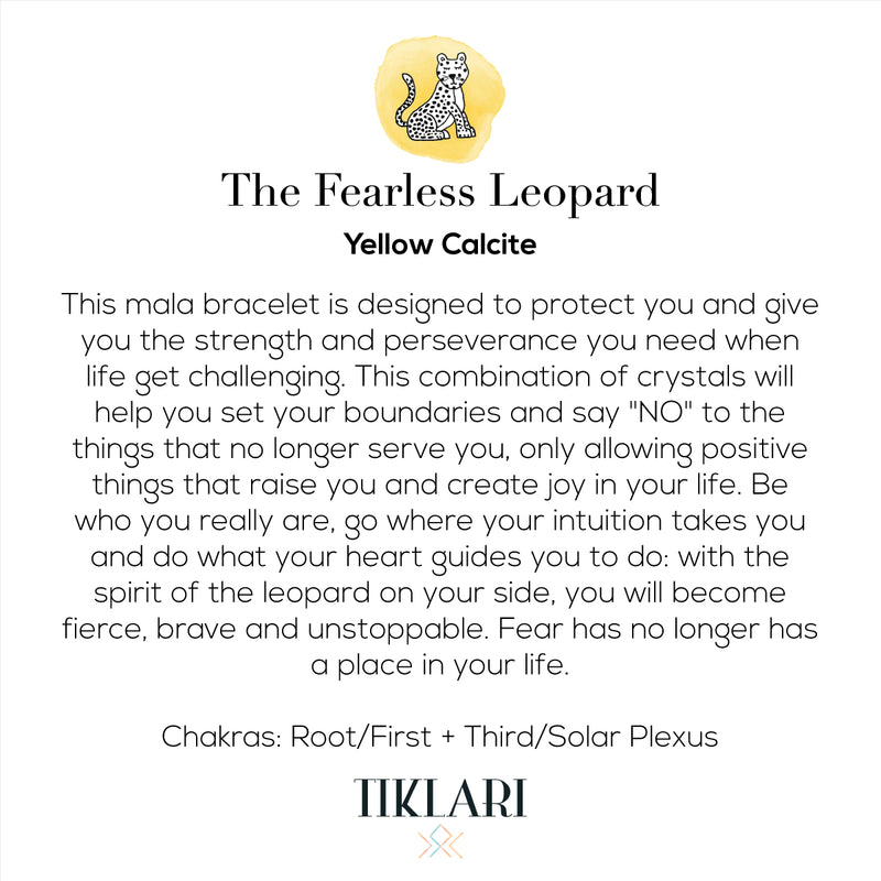 Fearless Leopard Initial Bracelet