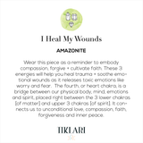 I Heal My Wounds: Heart Chakra Diffuser Mala Bracelet