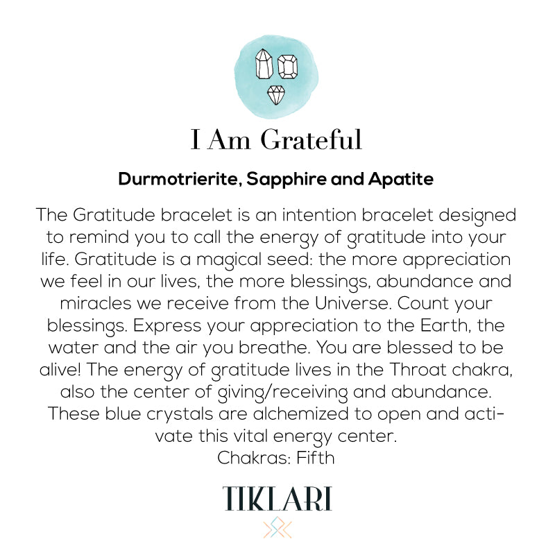 Gratitude Intention Bracelet