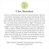 I Am Abundant Mala Necklace