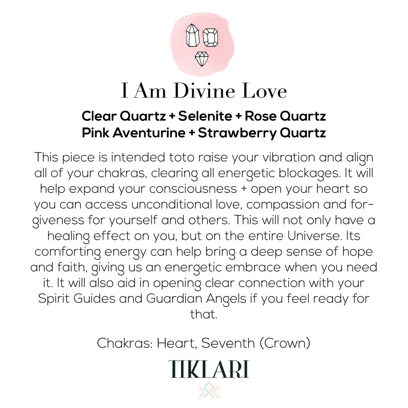 I Am Divine Love Mala Necklace