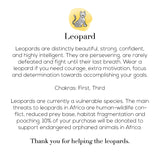 Fearless Leopard Initial Bracelet