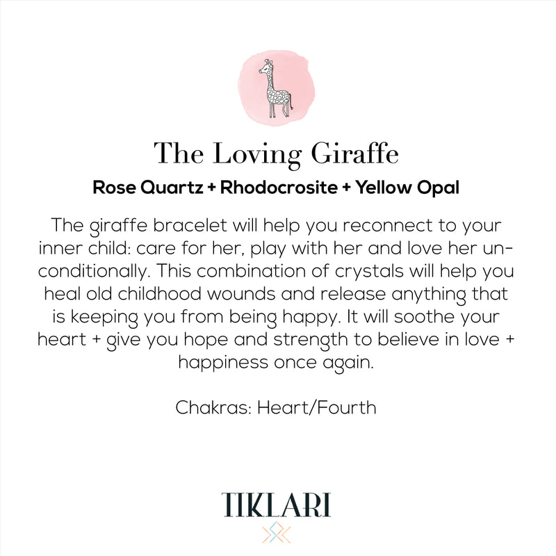 The Loving Giraffe Mala Bracelet