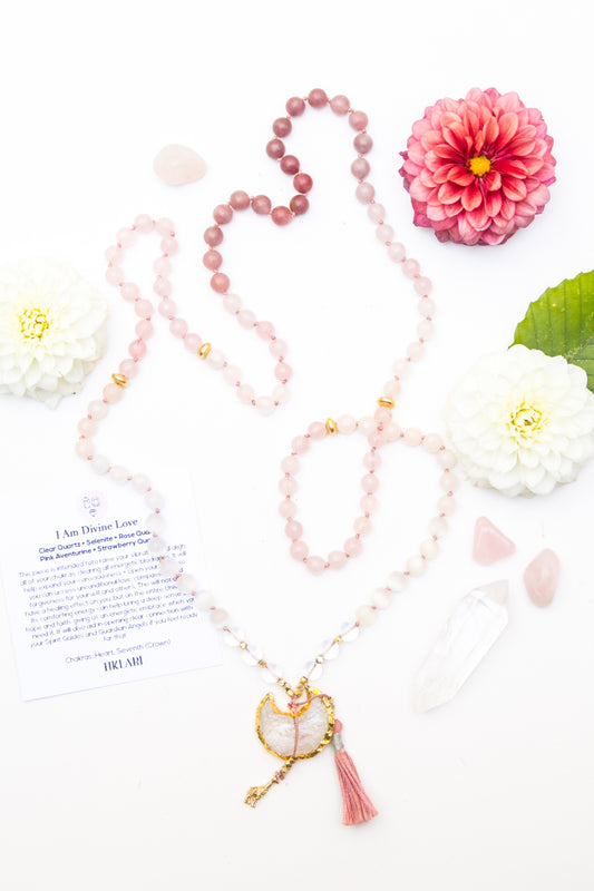 I Am Divine Love Mala Necklace