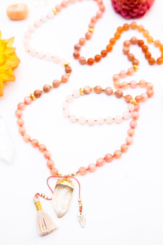 I Create The Life I Desire Mala Necklace