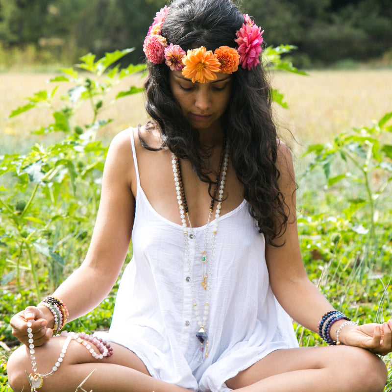 I Am a Divine Being Mala Necklace