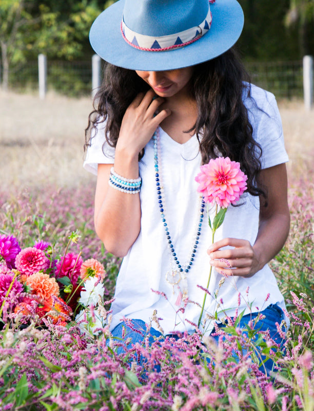 I Express My Truth Mala Necklace