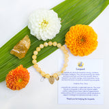 Fearless Leopard Initial Bracelet