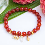 Strong Rhino Initial Bracelet