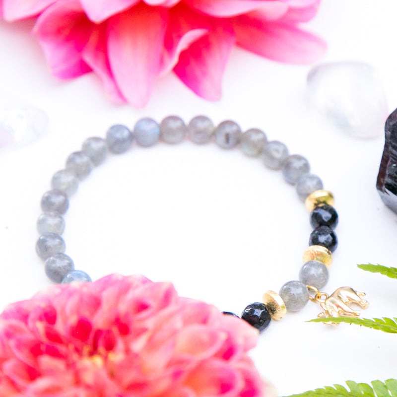 The Protective Rhino Mala Bracelet