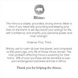 The Protective Rhino Mala Bracelet