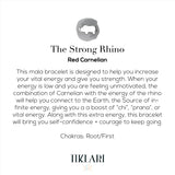 Strong Rhino Initial Bracelet