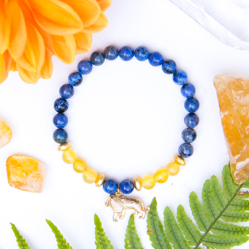 The Courageous Lion Mala Bracelet