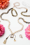 I Am Present and Balanced Mala Necklace