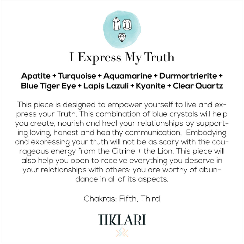 I Express My Truth Mala Necklace