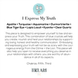 I Express My Truth Mala Necklace