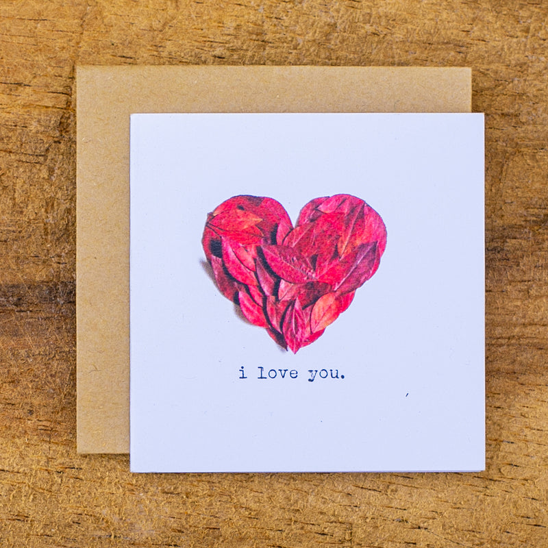 I LOVE YOU MINI CARD