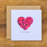 I LOVE YOU MINI CARD