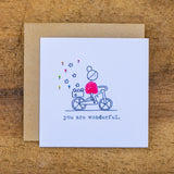 You are Wonderful - Mini Card