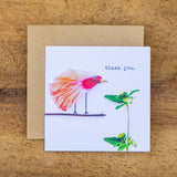 Thank You - Bird Mini Card