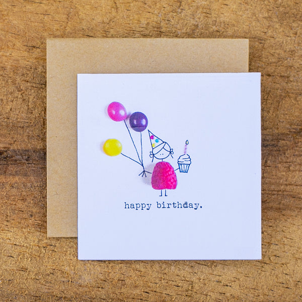 HAPPY BIRTHDAY MINI CARD