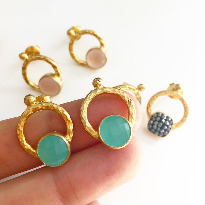 Gemstone Earrings - Tiklari - Mahala Earrings