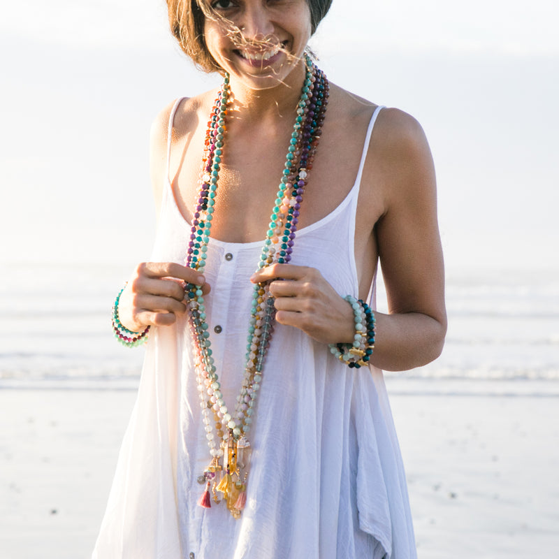 I am Wise + Intuitive Mala Necklace