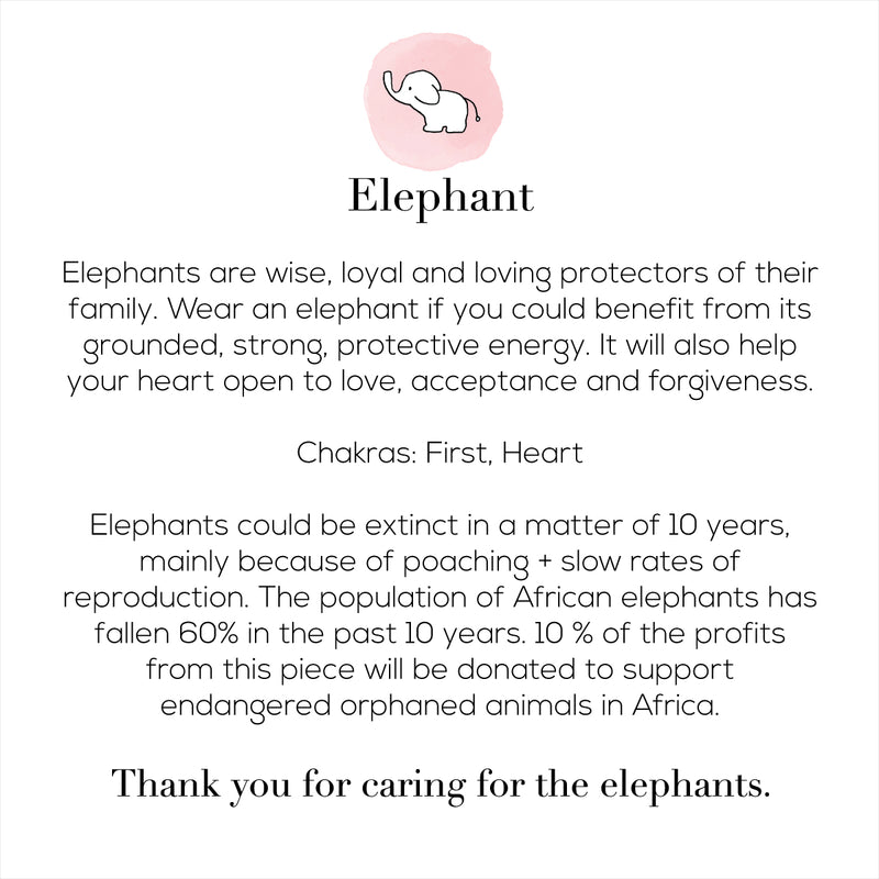 Elephant Diffuser Mala Bracelet