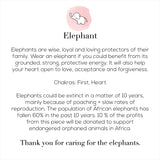 Compassionate Elephant Initial Bracelet