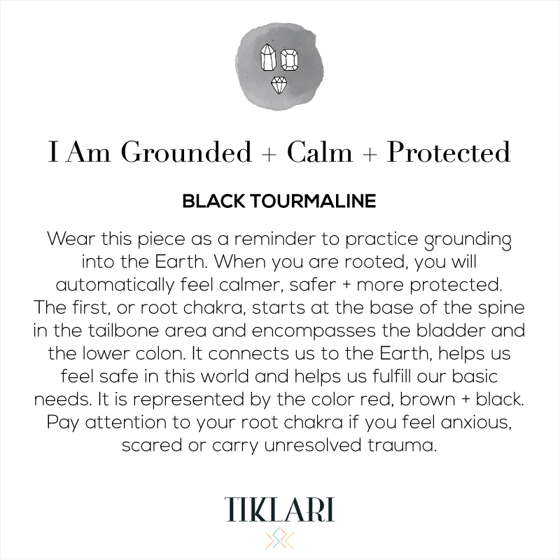 I am Grounded + Calm + Protected Diffuser Mala Bracelet