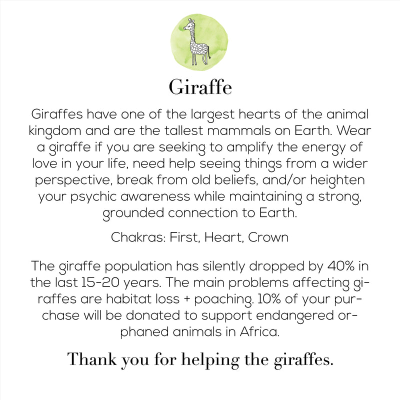 The Loving Giraffe Mala Bracelet