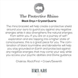 Protective Rhino Initial Bracelet