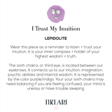 I Trust My Intuition: Sixth Chakra Diffuser Mala Bracelet