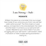 I am Strong + Safe: Third Chakra Diffuser Mala Bracelet
