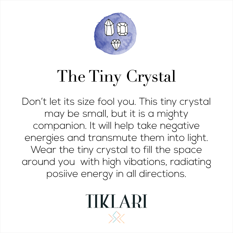Trust the Flow Tiny Crystal Mala Bracelet