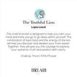 Truthful Lion Initial Bracelet