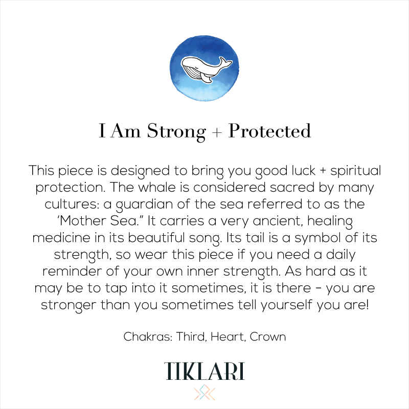 I Am Strong + ProtectedMala Necklace